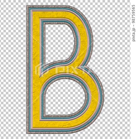 Decorative letter on transparent background.Art font illustration. Decorative letter on transparent background.Art font illustration. 98759565