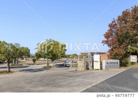 大阪府和泉市 秋の池上曽根史跡 大阪府和泉市 秋の池上曽根史跡 98759777