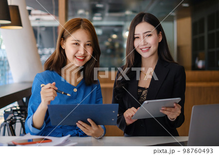 Image of Audit team working together and looking about transaction for corruption of company. Finance budget concept. Image of Audit team working together and looking about transaction for corruption of company. Finance budget concept. 98760493