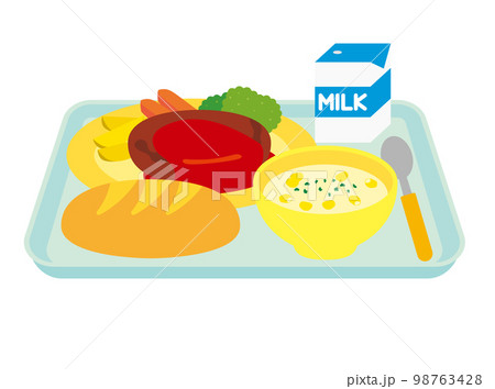 給食のイラスト 98763428