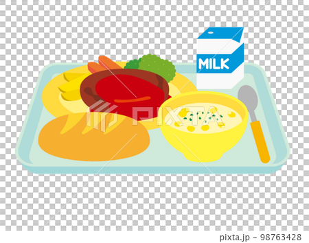 給食のイラスト 98763428