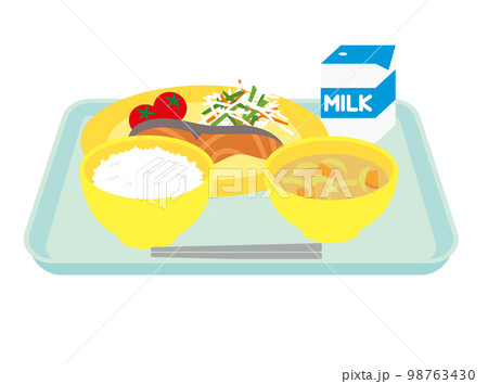 給食のイラスト 98763430