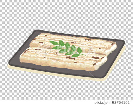 An illustration inspired by grilled eel 98764101