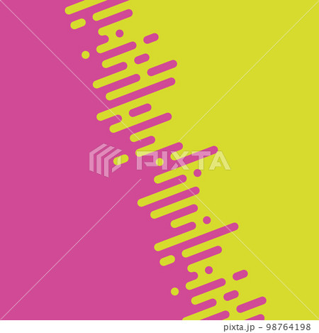 Seamless vector abstract transition of two colors. Rounded lines blended in. Pink and green contrast Seamless vector abstract transition of two colors. Rounded lines blended in. Pink and green contrast 98764198
