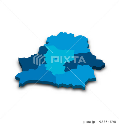 Belarus political map of administrative divisions 98764690