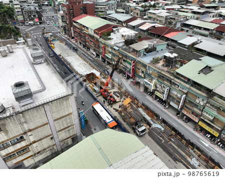 空撮 鳥瞰図 建築 98765619
