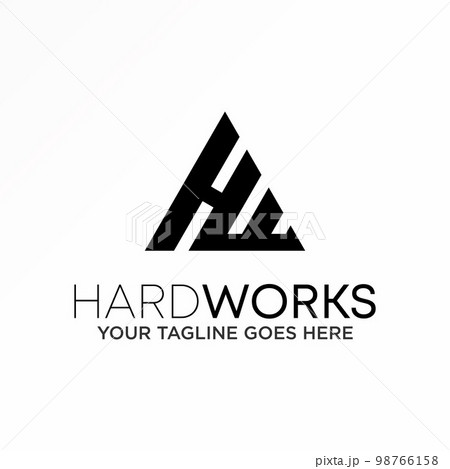 Letter or word HW serif font in triangle image graphic icon logo design abstract concept vector stock. Can be used as a symbol related to initial or monogram Letter or word HW serif font in triangle image graphic icon logo design abstract concept vector stock. Can be used as a symbol related to initial or monogram 98766158