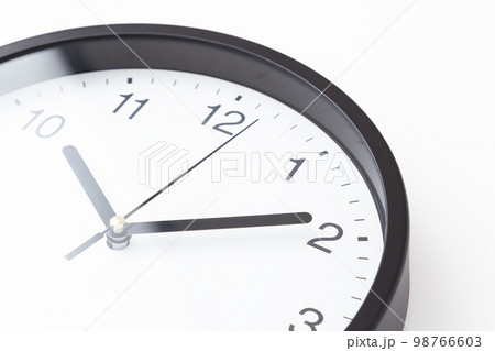 掛け時計　白バック 98766603