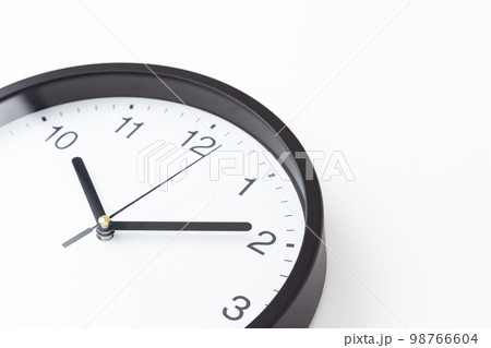 掛け時計　白バック 98766604