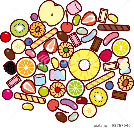 スイーツカットフルーツB1集合 98767940