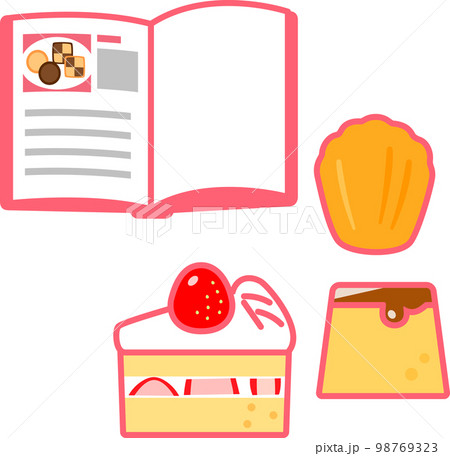 洋菓子とレシピブック、菓子作り 98769323