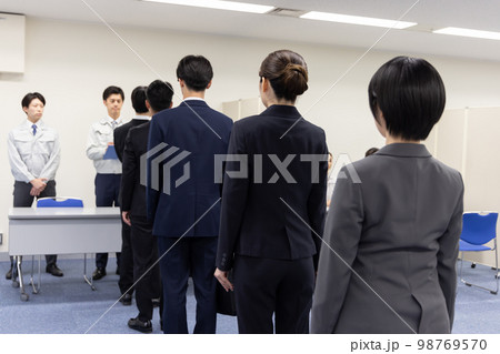 合同就職説明会の受付け 合同就職説明会の受付け 98769570