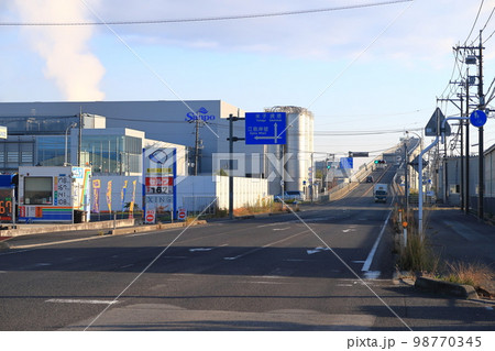 江島大橋の景観 江島大橋の景観 98770345
