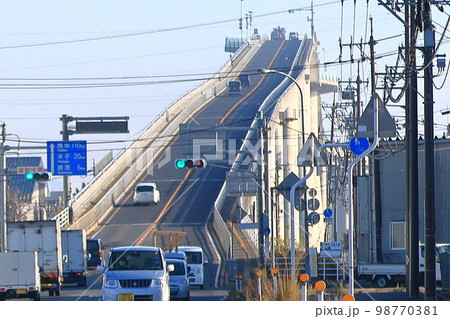 江島大橋の景観 江島大橋の景観 98770381