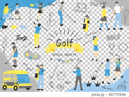 People who enjoy golf People who enjoy golf 98770946