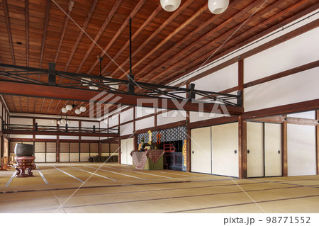 京都・嵯峨嵐山　天龍寺　大方丈内部 98771552