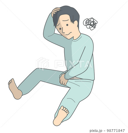 不能に悩む男性 不能に悩む男性 98771847