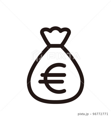 ユーロ　アイコン（線の太さ三種） 98772771