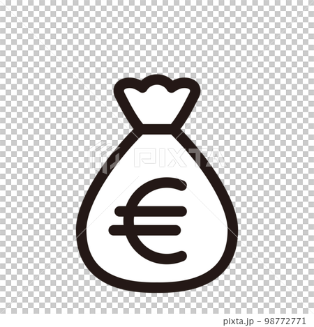 Euro icon (three line thicknesses) 98772771