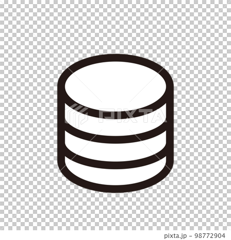 Storage icon (three line thicknesses) Storage icon (three line thicknesses) 98772904