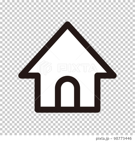 房子圖標（三線粗細） 98773446