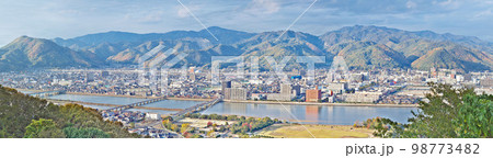 【筆影山中腹 展望台からの風景】 (高解像度版) 広島県三原市和田町 98773482
