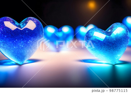 氷のハート　ガラスのハート 98775115