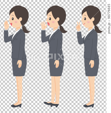 Sideways suit female whole body 5 Sideways suit female whole body 5 98776685