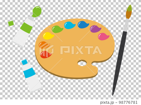 画材のイラスト 98776781