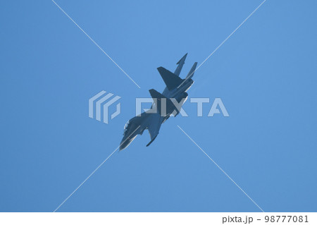 インド空軍スホーイSu-30MKI旋回 インド空軍スホーイSu-30MKI旋回 98777081