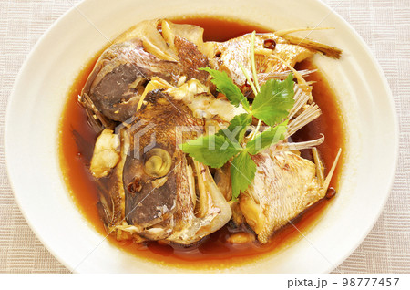 魚料理 アラ炊き 鯛 98777457
