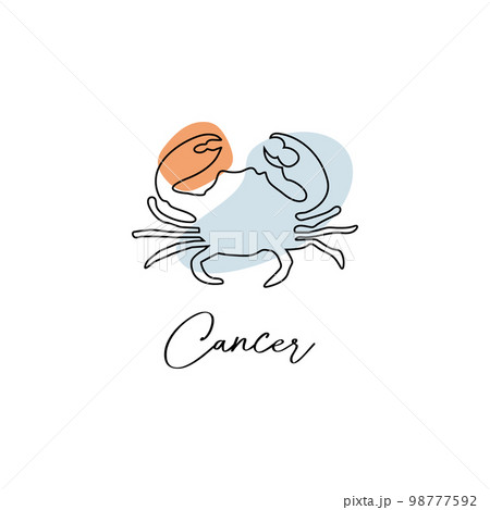 Astrology horoscope symbol zodiac Cancer sign in 98777592