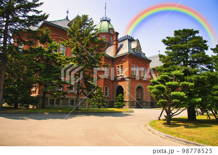 北海道の赤煉瓦の建築物 北海道の赤煉瓦の建築物 98778525
