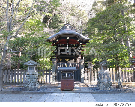 鶴岡八幡宮の境内にある白旗神社 鶴岡八幡宮の境内にある白旗神社 98778758