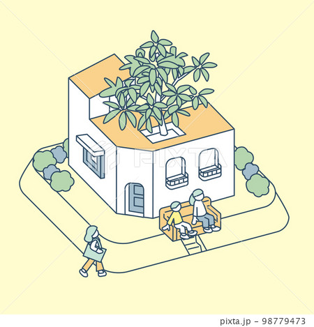 緑が生い茂り溢れる環境 98779473