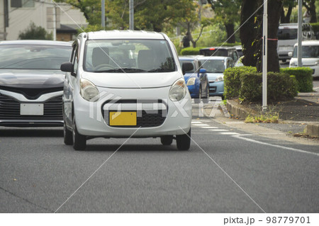 軽乗用車　道路走行　ラバン 98779701