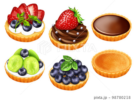 ミニタルト チョコレートとフルーツ色々セット 98780218