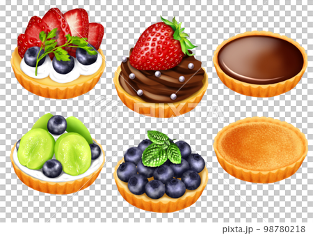 ミニタルト チョコレートとフルーツ色々セット 98780218