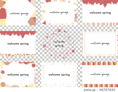 9 types of frame sets that are easy to use in spring 98787844