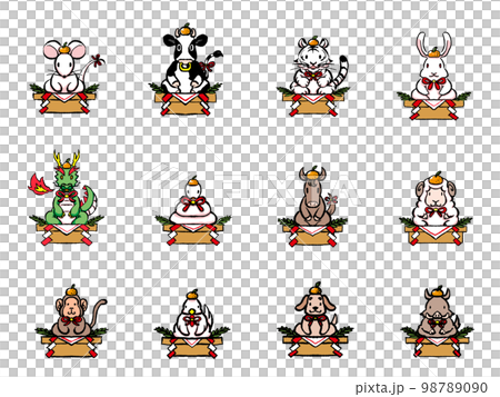 Kagami-mochi Zodiac 98789090