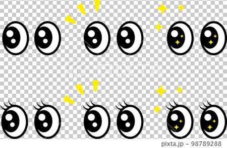 目とアイコンのセット 目とアイコンのセット 98789288