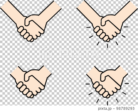 color handshake icon 98789293