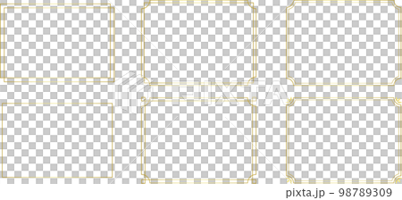 simple gold frame set simple gold frame set 98789309