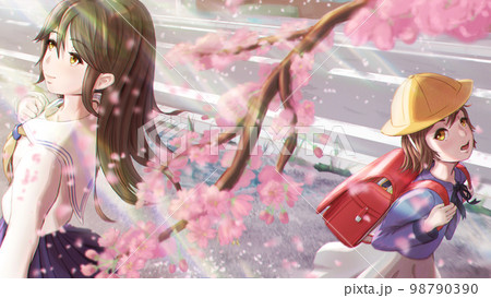 桜舞う新生活 98790390