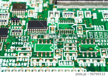 コンピューターの電子回路 98790512