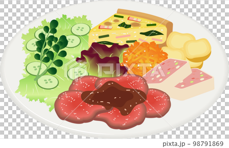 Roast beef one plate lunch 98791869