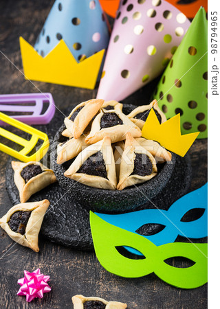 Jewish holiday Purim celebration concept Jewish holiday Purim celebration concept 98794965
