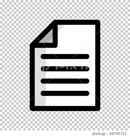 フラットデザインのモダンなファイルアイコン。データアイコン。書類。ベクター。 フラットデザインのモダンなファイルアイコン。データアイコン。書類。ベクター。 98795352