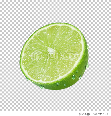 Lime illustration realistic 98795394