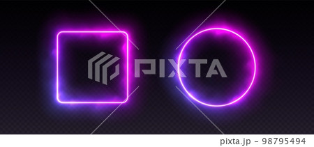 Gradient neon frames with smoke, purple-pink led borders with mist effect, transparent glowing haze. Gradient neon frames with smoke, purple-pink led borders with mist effect, transparent glowing haze. 98795494